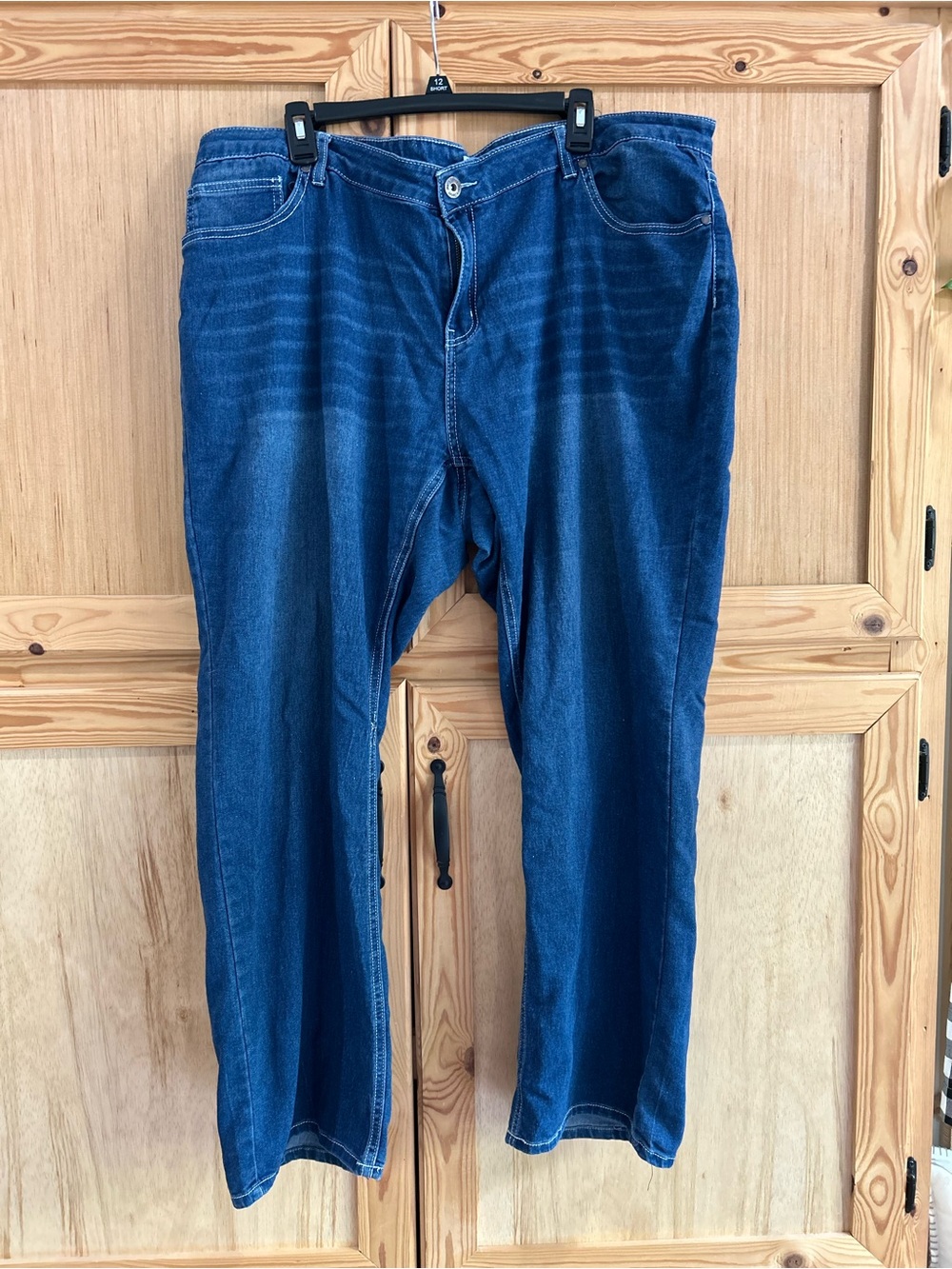 Women’s Jean’s Denim Classic Dark Blue Flared Jeans Sz 22W